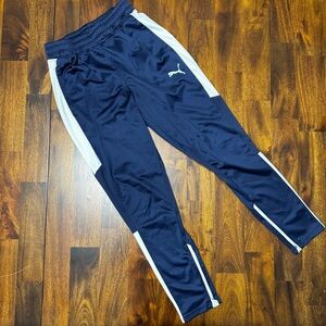 Blue and White Puma Joggers